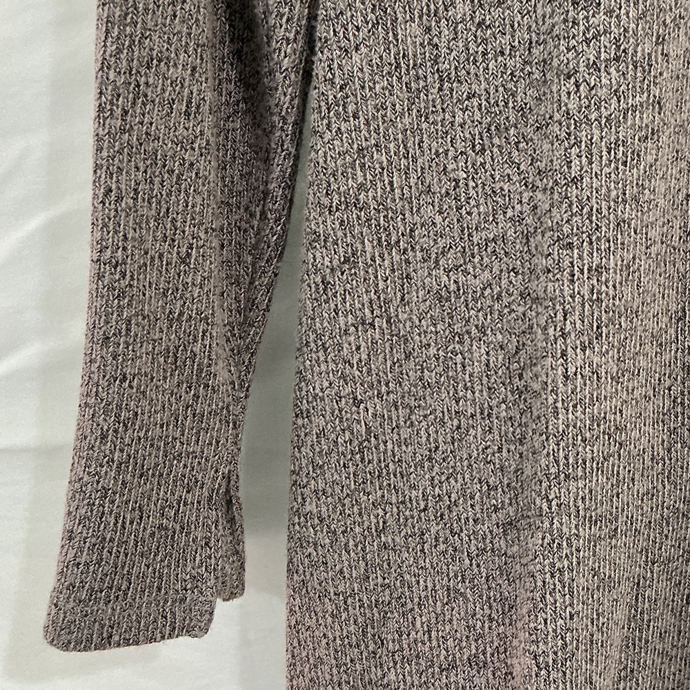 Lisa Rinna Collection Taupe Long Cardigan - Picture 4 of 6